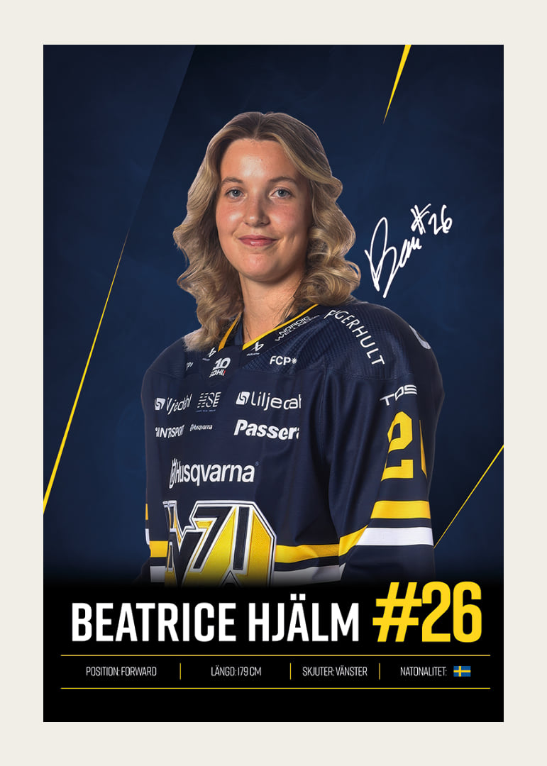 Beatrice Hjälm #26 HV71 2026/2027-12