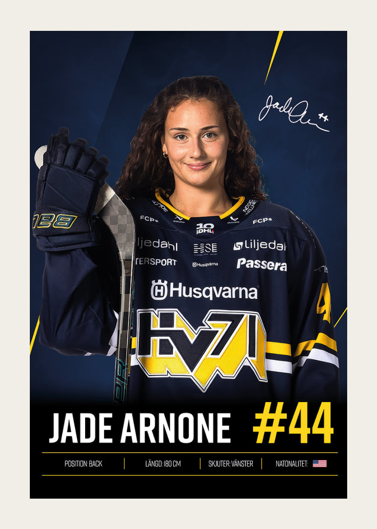 Jade Arnone #44 HV71 2026/2027-12