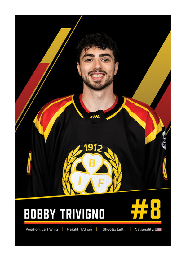 Poster Bobby Trivigno #8 Brynäs IF 2026/2027