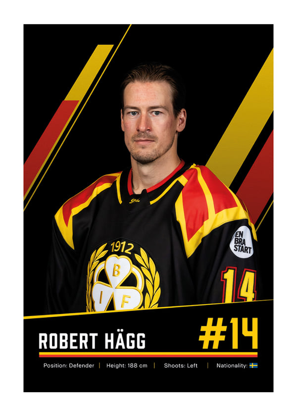 Poster Robert Hägg #14 Brynäs IF 2026/2027