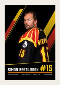 Simon Bertilsson #15 Brynäs IF 2026/2027-3