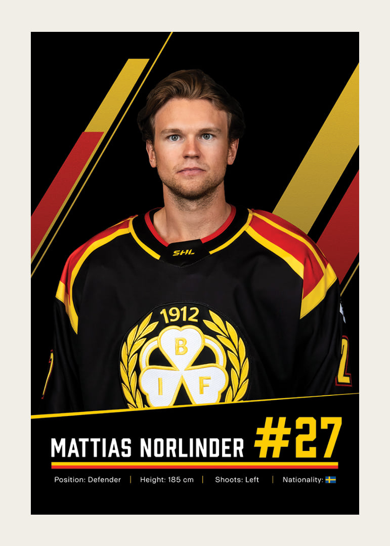 Mattias Norlinder #27 Brynäs IF 2026/2027-12
