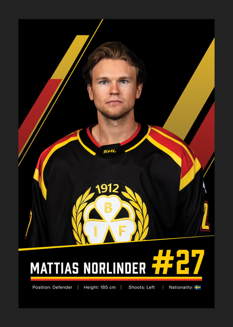 Mattias Norlinder #27 Brynäs IF 2026/2027-12