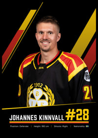 Johannes Kinnvall #28 Brynäs IF 2026/2027-6
