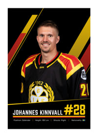Johannes Kinnvall #28 Brynäs IF 2026/2027-1