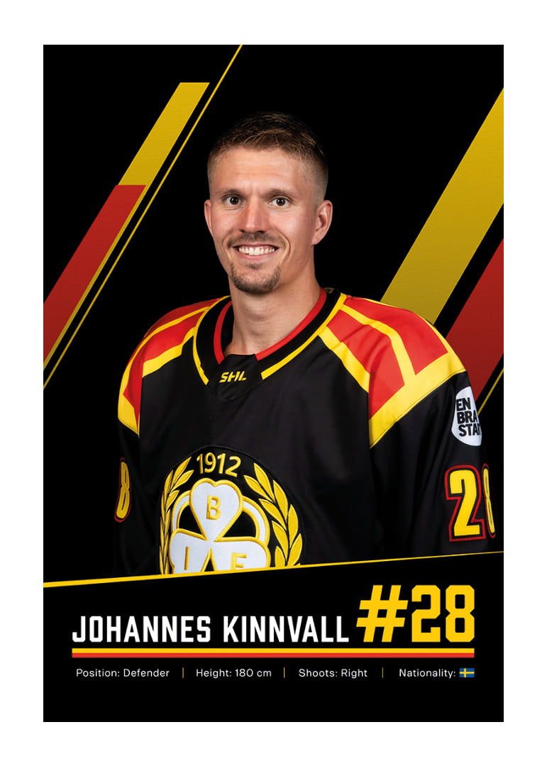 Johannes Kinnvall #28 Brynäs IF 2026/2027-12
