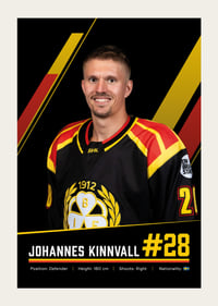Johannes Kinnvall #28 Brynäs IF 2026/2027-3