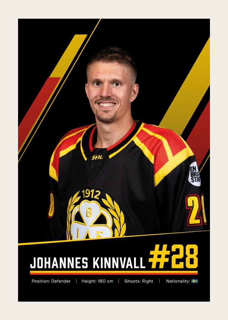 Johannes Kinnvall #28 Brynäs IF 2026/2027-12