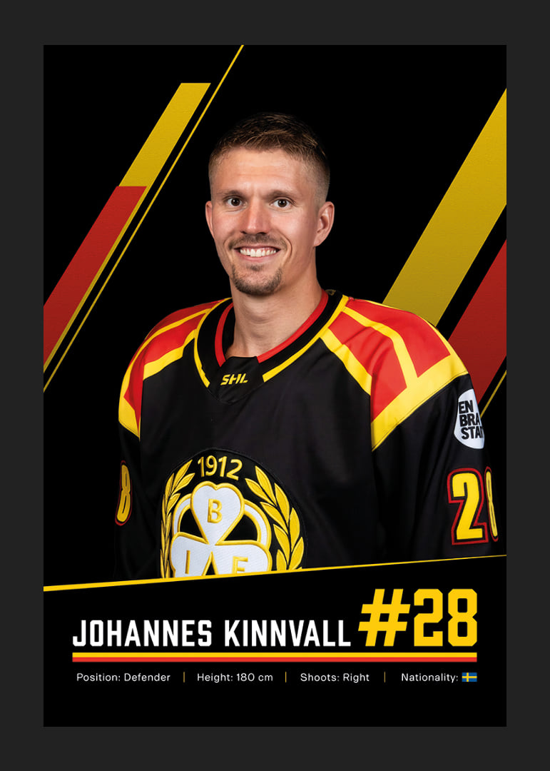Johannes Kinnvall #28 Brynäs IF 2026/2027-12