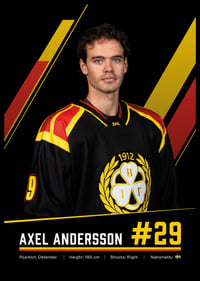Axel Andersson #29 Brynäs IF 2026/2027-6