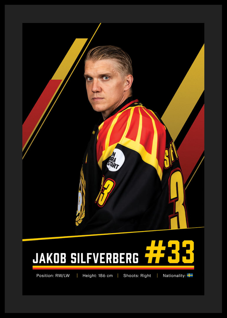 Jakob Silfverberg #33 Brynäs IF 2026/2027-12