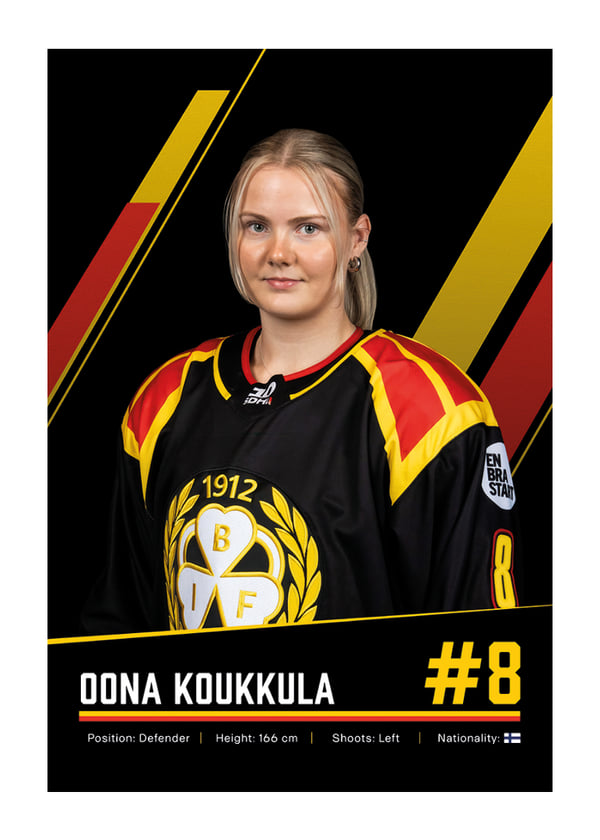 Poster Oona Koukkula #8 Brynäs IF 2026/2027