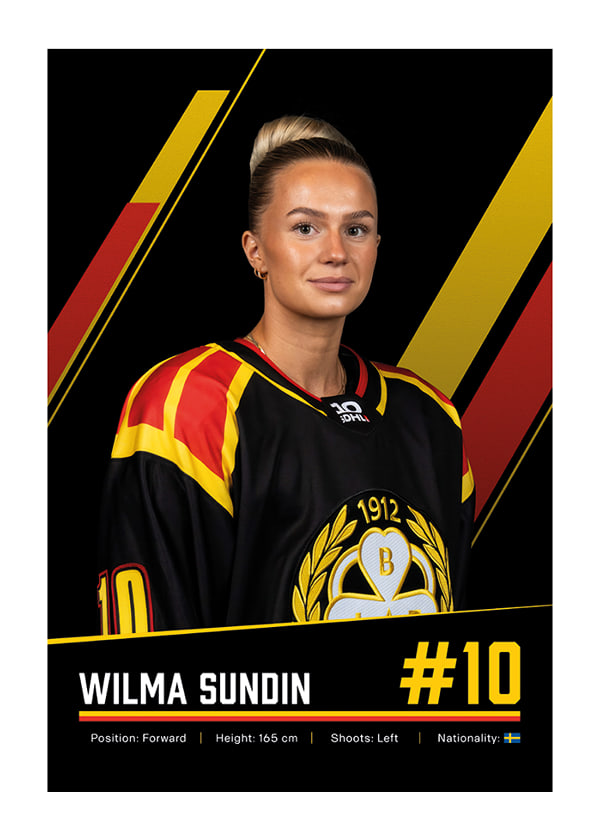 Poster Wilma Sundin #10 Brynäs IF 2026/2027