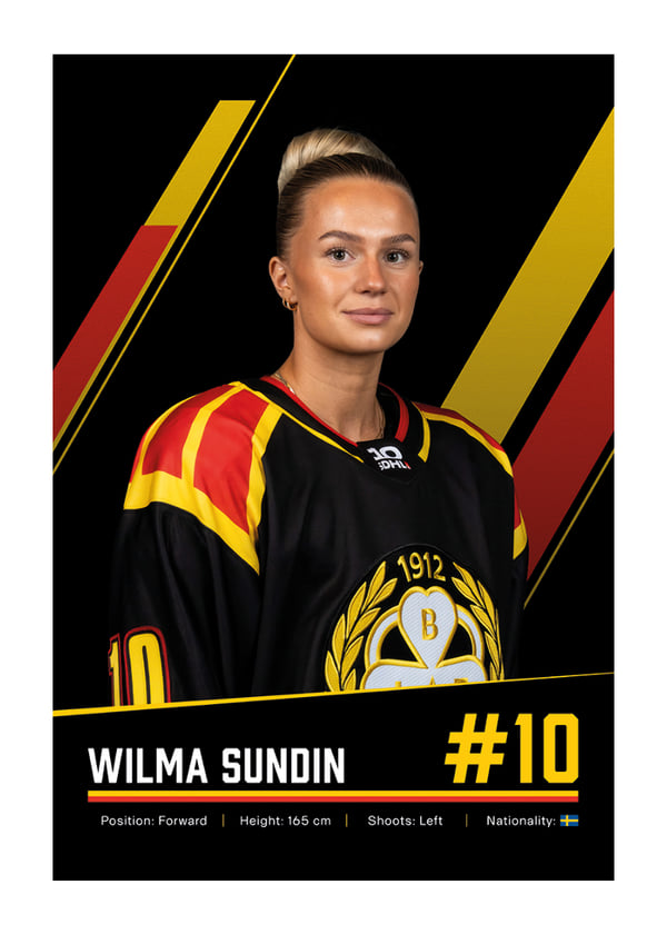 Poster Wilma Sundin #10 Brynäs IF 2026/2027