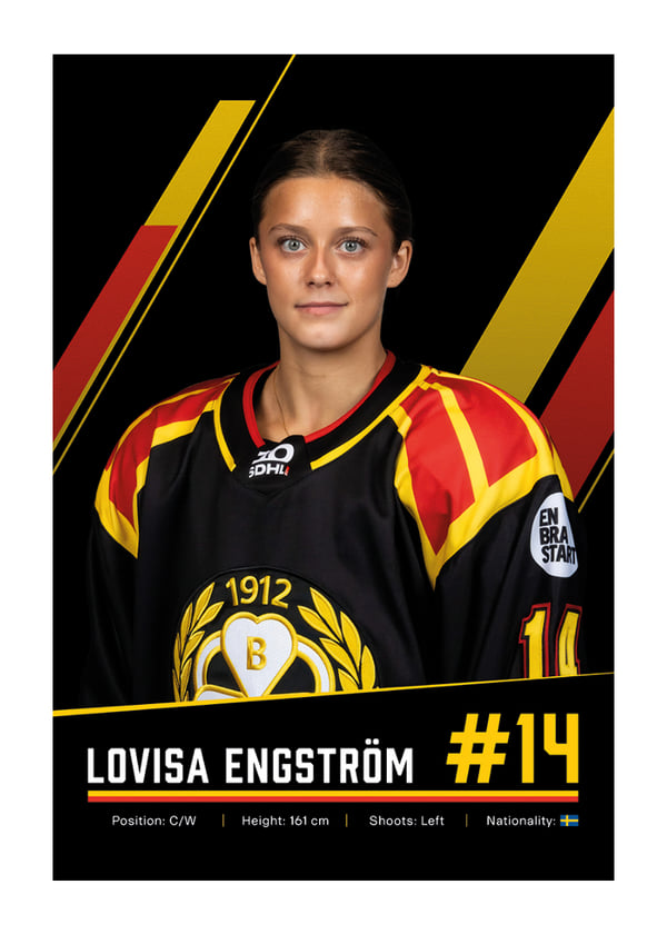 Poster Lovisa Engström #14 Brynäs IF 2026/2027