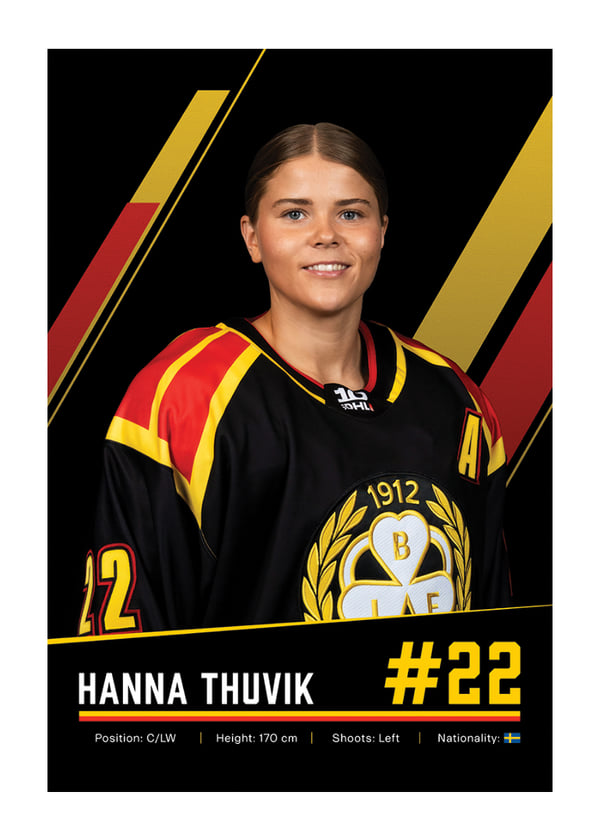 Poster Hanna Thuvik #22 Brynäs IF 2026/2027