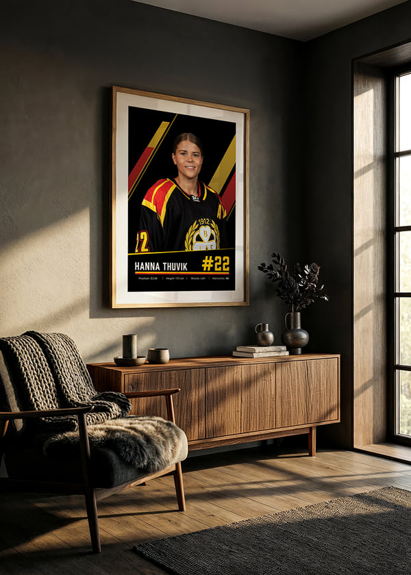 Poster Hanna Thuvik #22 Brynäs IF 2026/2027 crossfade