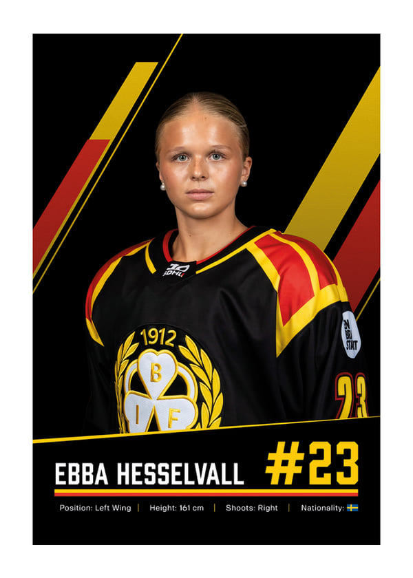 Poster Ebba Hesselvall #23 Brynäs IF 2026/2027