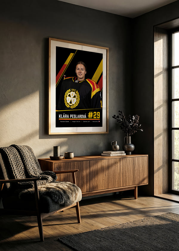 Poster Klara Peslarova #29 Brynäs IF 2026/2027 crossfade