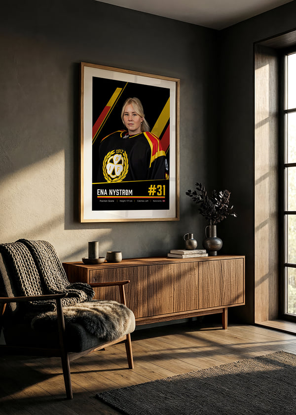 Poster Ena Nystrøm #31 Brynäs IF 2026/2027 crossfade
