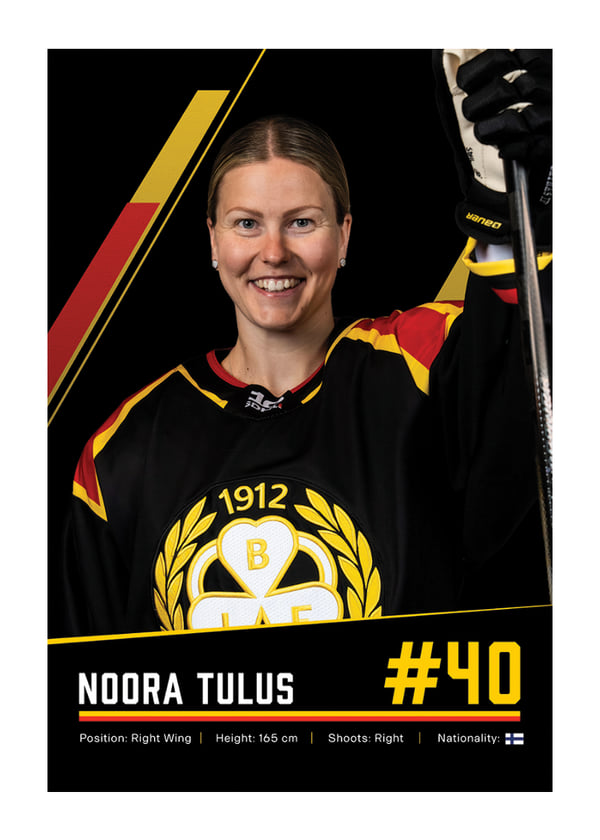 Poster Noora Tulus #40 Brynäs IF 2026/2027