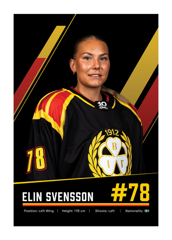 Poster Elin Svensson #78 Brynäs IF 2026/2027