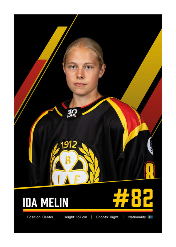 Poster Ida Melin #82 Brynäs IF 2026/2027
