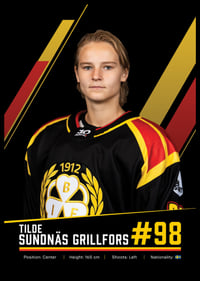 Tilde Sundnäs Grillfors #98 Brynäs IF 2026/2027-6