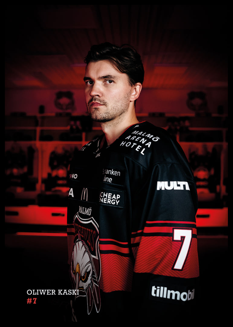 Oliwer Kaski #7 Malmö Redhawks 2026/2027-12
