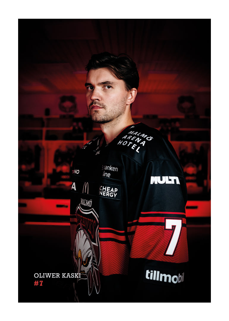 Oliwer Kaski #7 Malmö Redhawks 2026/2027-12