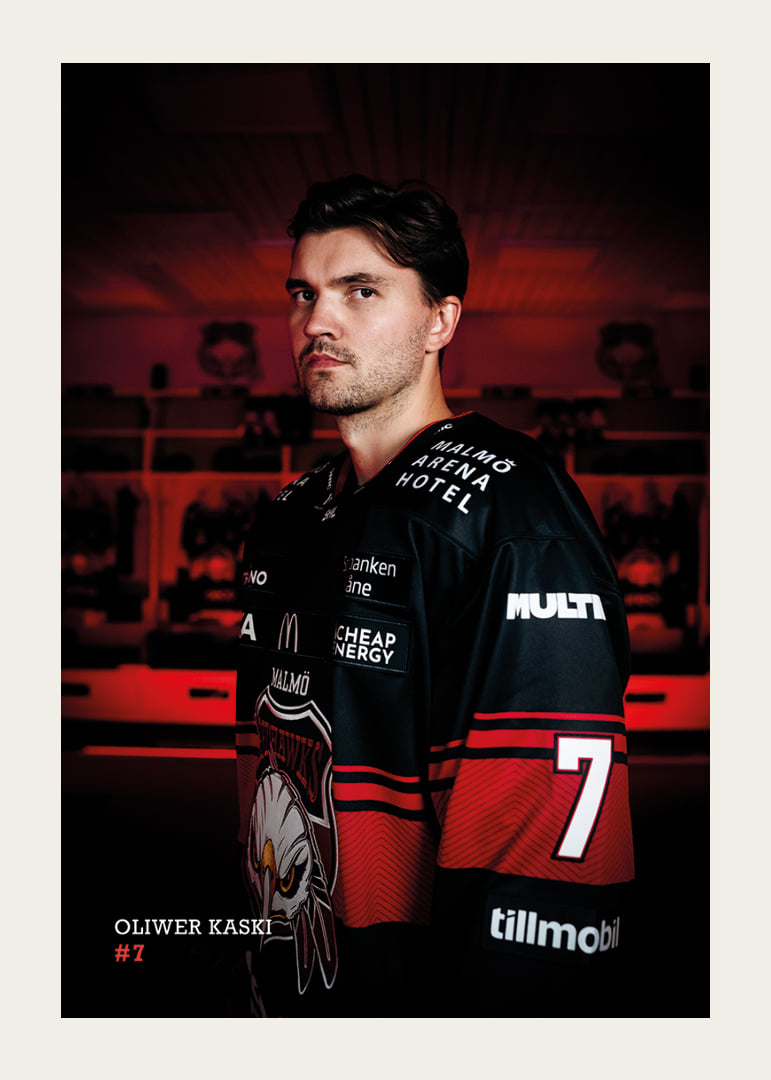 Oliwer Kaski #7 Malmö Redhawks 2026/2027-12