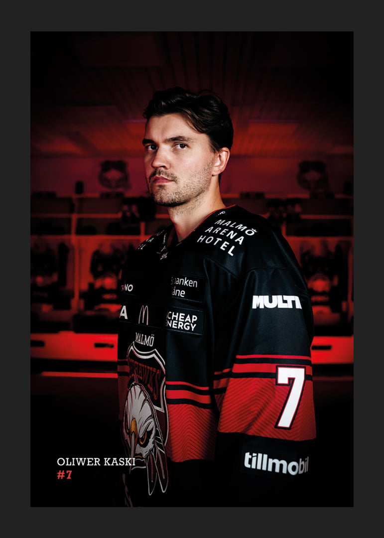 Oliwer Kaski #7 Malmö Redhawks 2026/2027-12