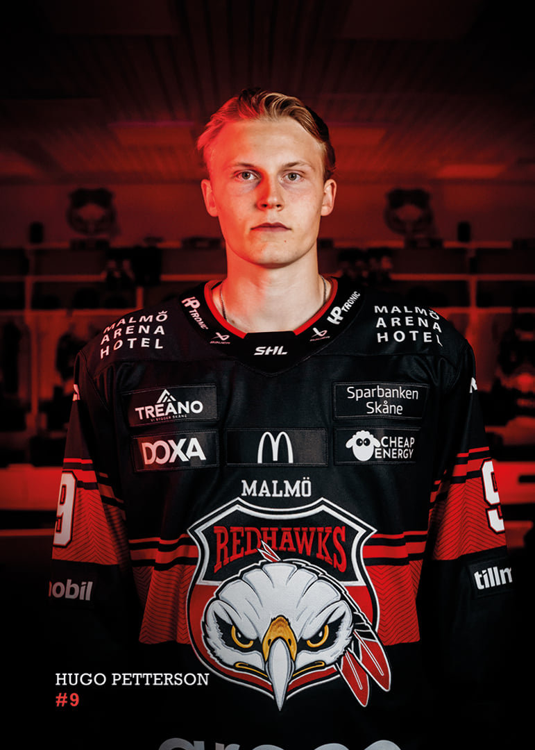 Hugo Pettersson #9 Malmö Redhawks 2026/2027-12