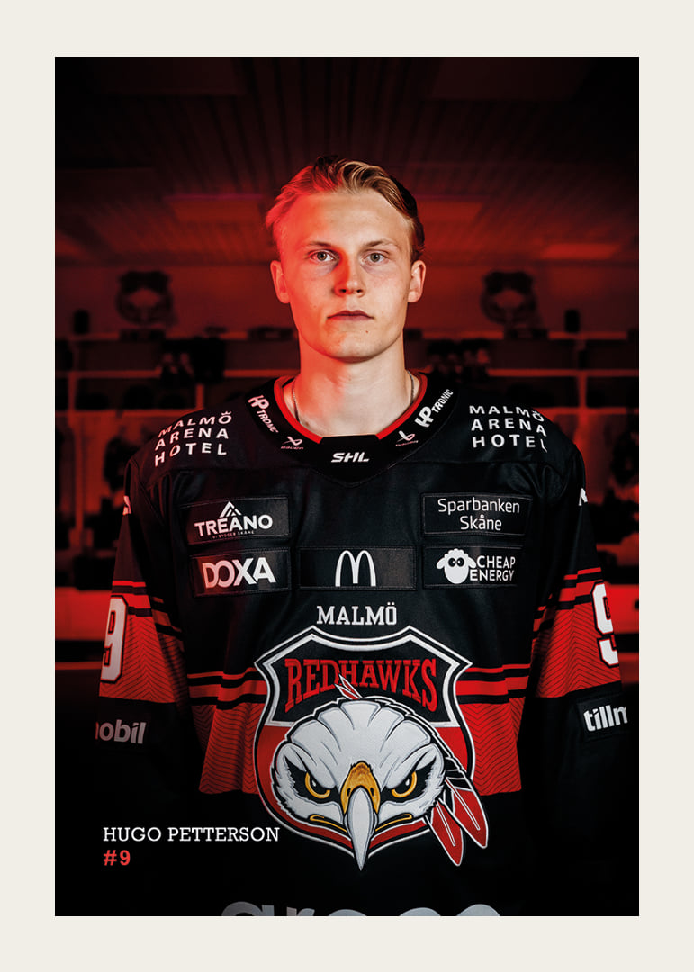 Hugo Pettersson #9 Malmö Redhawks 2026/2027-12