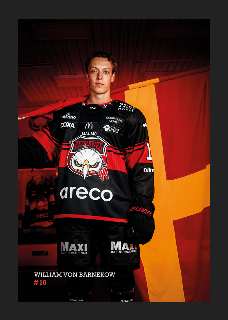 William von Barnekow #10 Malmö Redhawks 2026/2027-12