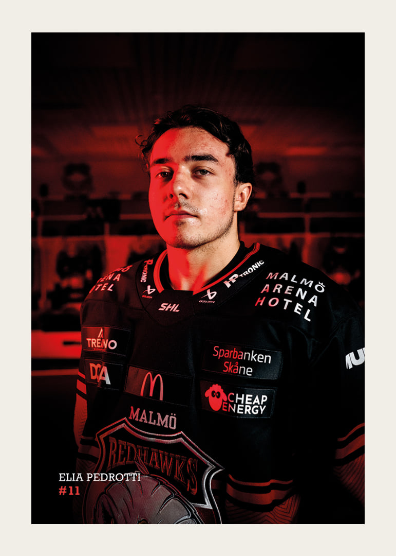 Elia Pedrotti #11 Malmö Redhawks 2026/2027-12