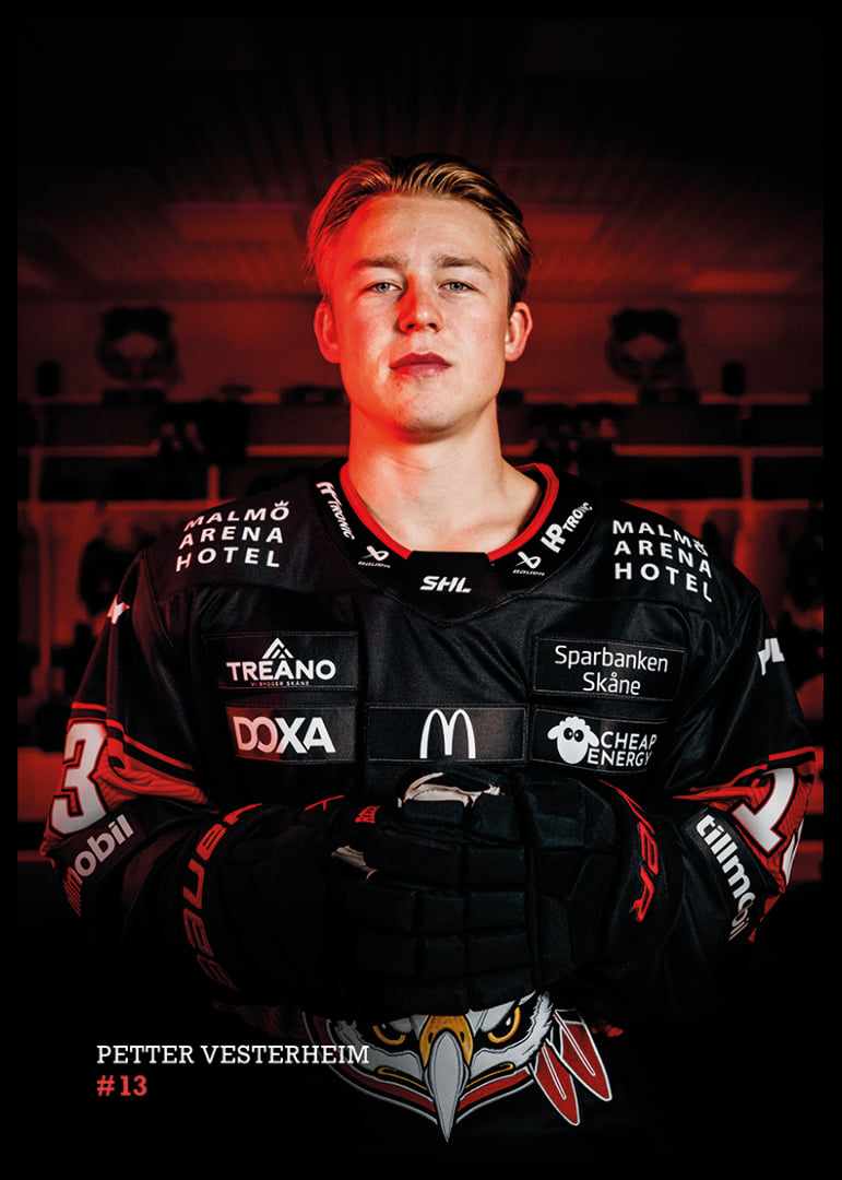 Petter Vesterheim #13 Malmö Redhawks 2026/2027-12