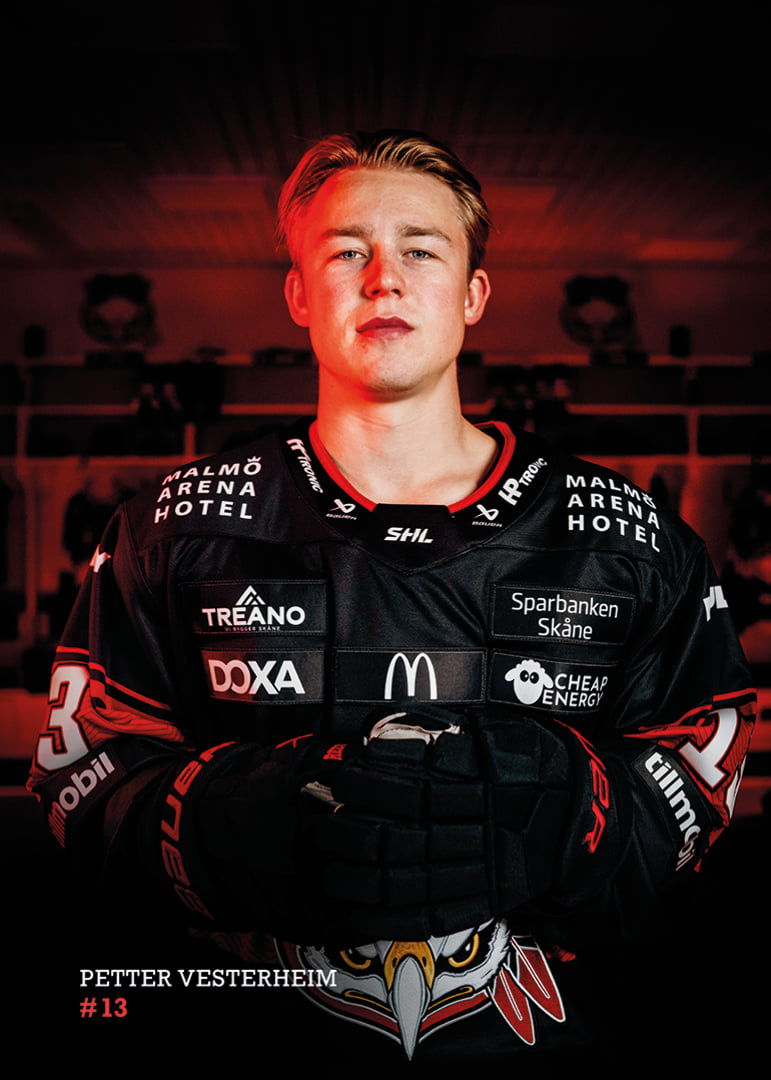 Petter Vesterheim #13 Malmö Redhawks 2026/2027-12