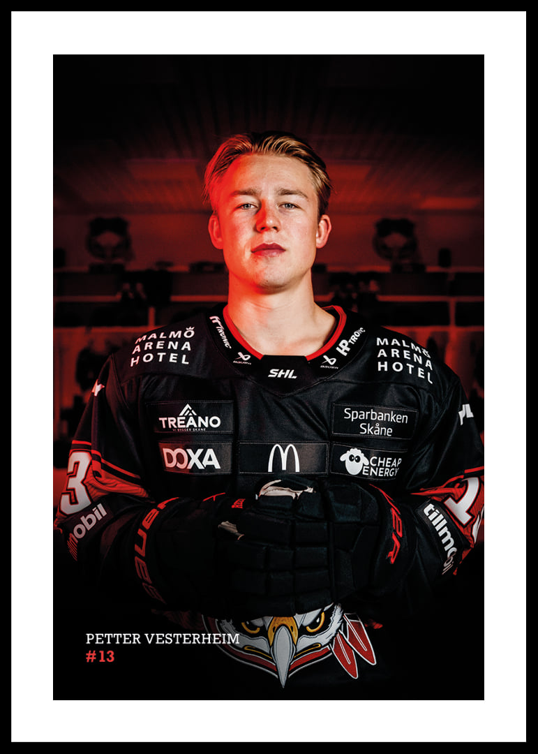 Petter Vesterheim #13 Malmö Redhawks 2026/2027-12