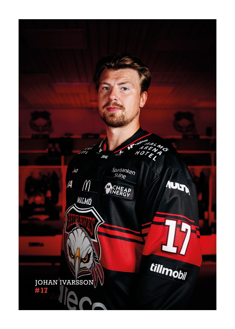 Johan Ivarsson #17 Malmö Redhawks 2026/2027-12