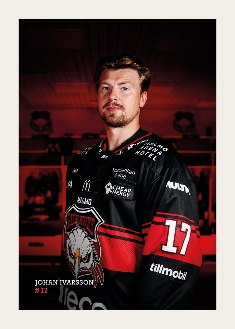 Johan Ivarsson #17 Malmö Redhawks 2026/2027-12