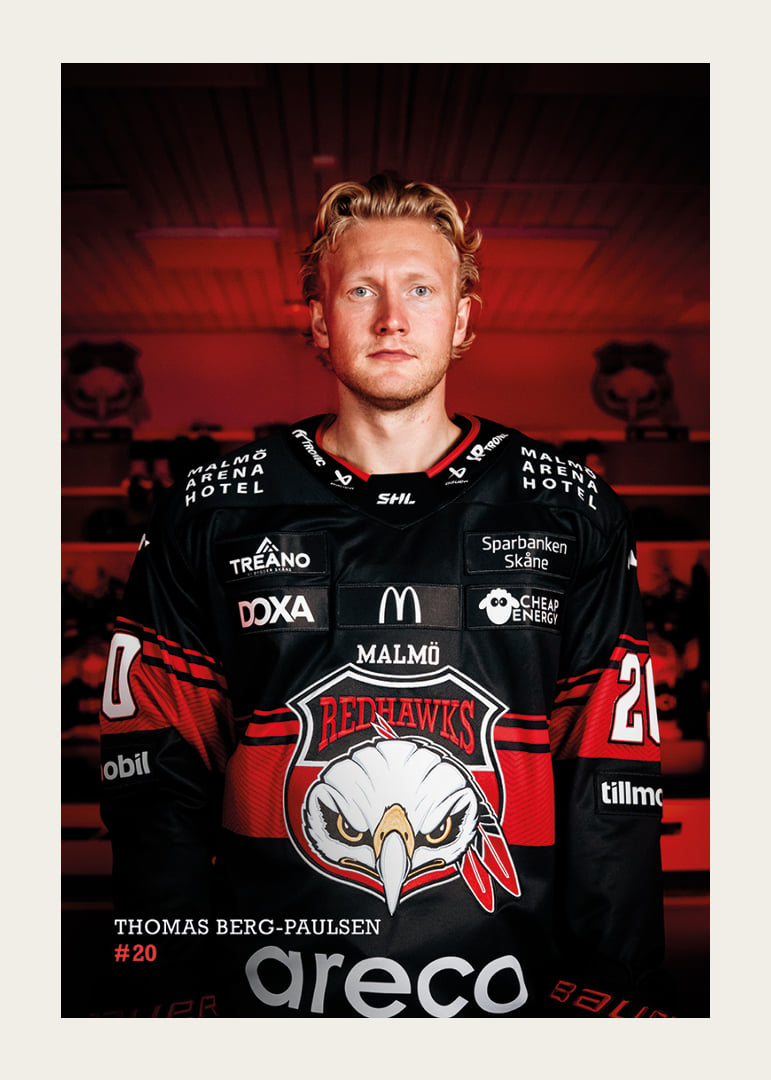 Thomas Berg-Paulsen #20 Malmö Redhawks 2026/2027-12