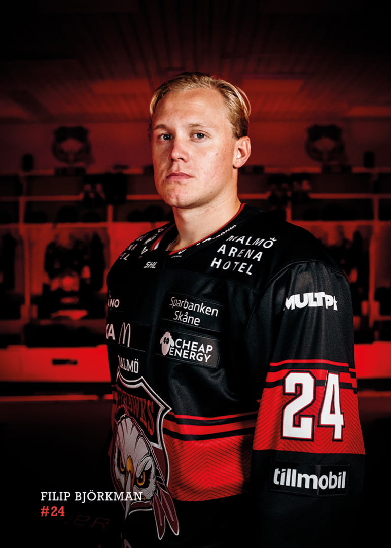 Filip Björkman #24 Malmö Redhawks 2026/2027-12