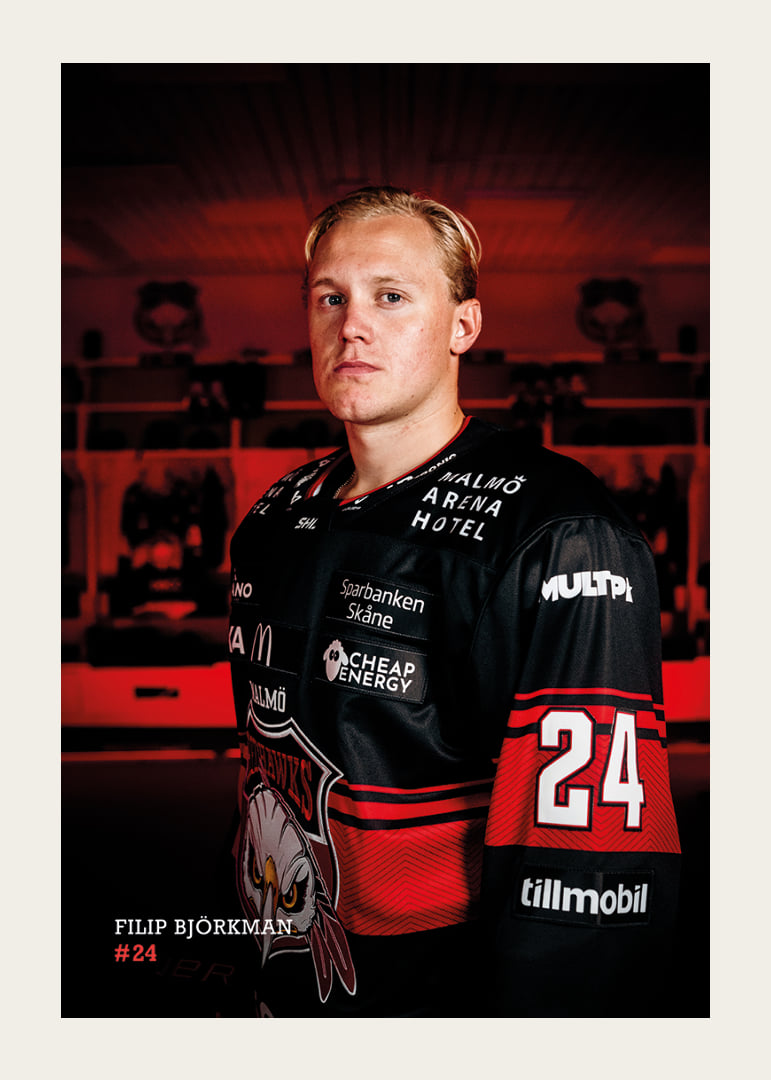 Filip Björkman #24 Malmö Redhawks 2026/2027-12