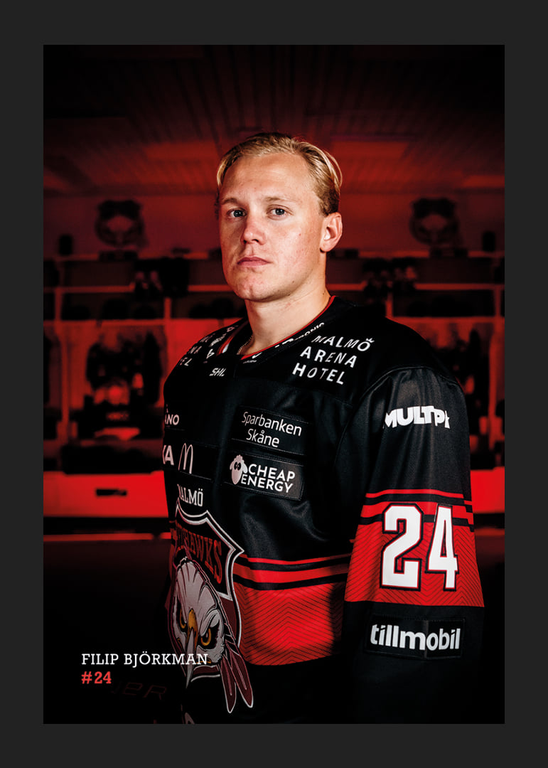 Filip Björkman #24 Malmö Redhawks 2026/2027-12