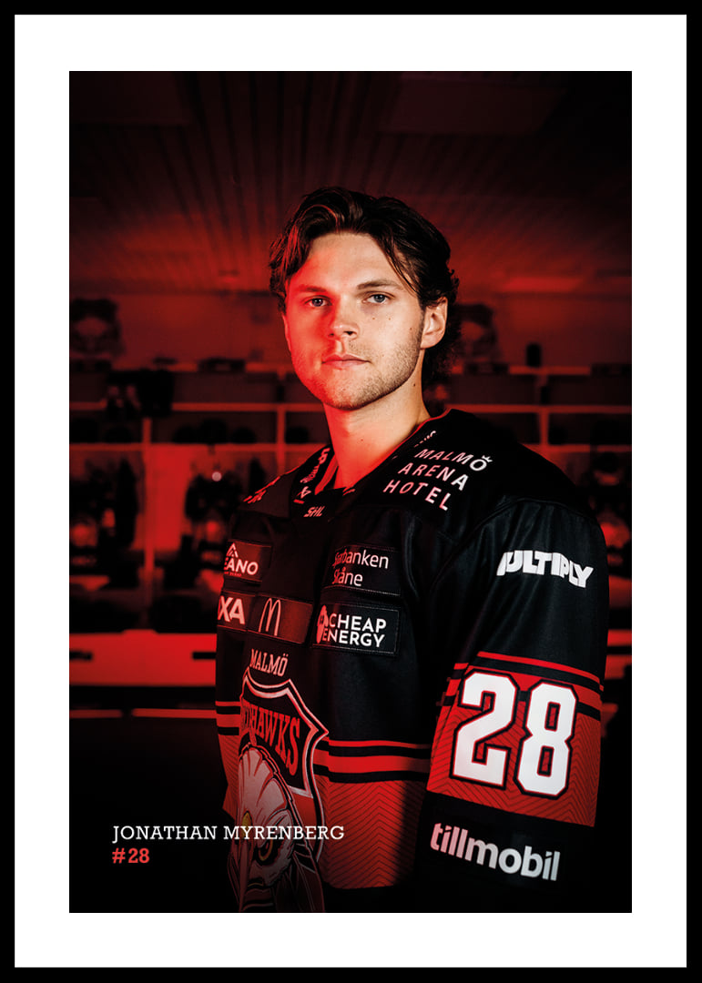 Jonathan Myrenberg #28 Malmö Redhawks 2026/2027-12