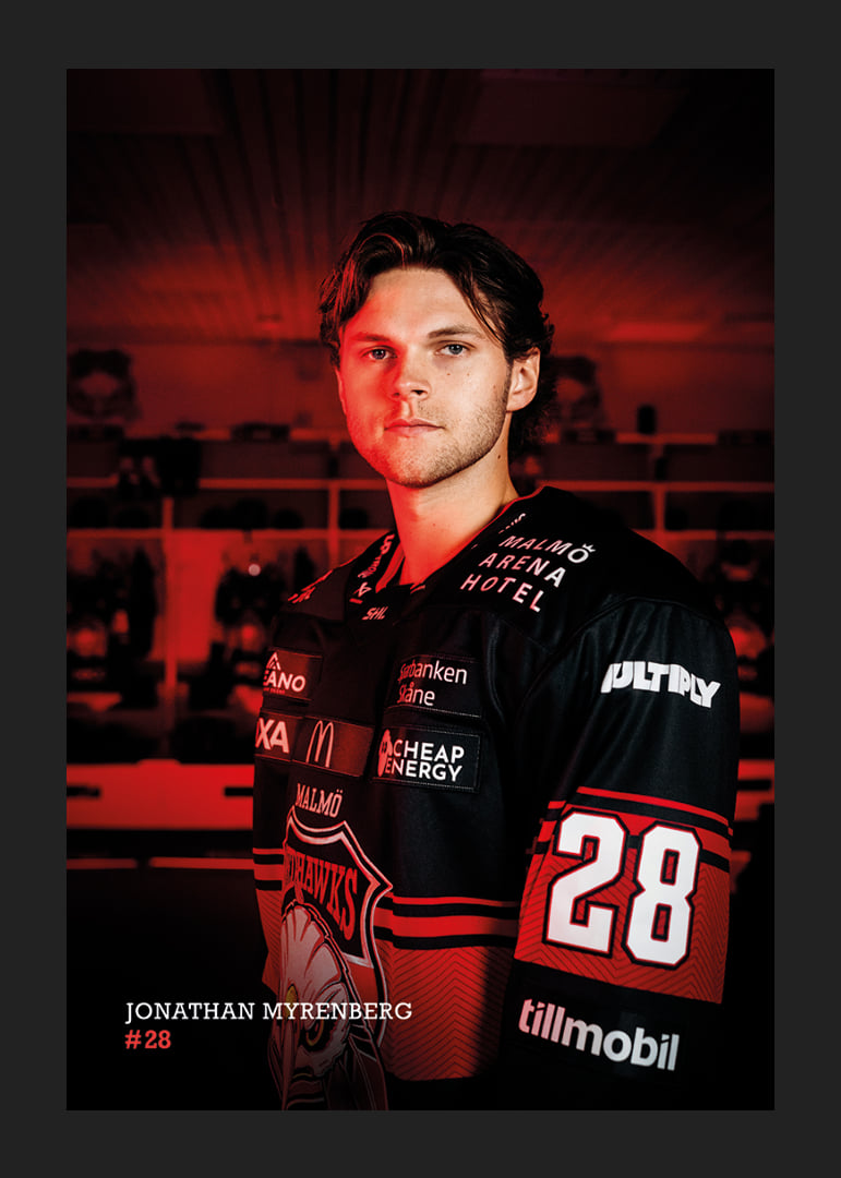 Jonathan Myrenberg #28 Malmö Redhawks 2026/2027-12
