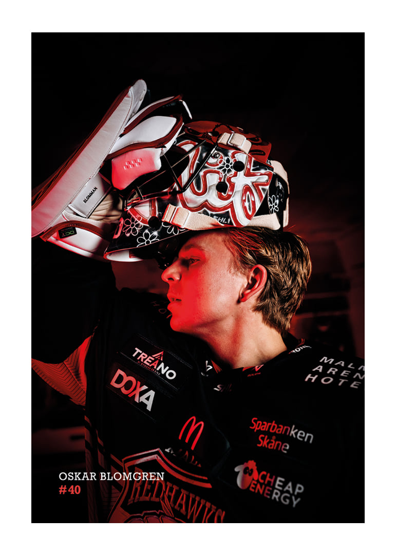 Oskar Blomgren #40 Malmö Redhawks 2026/2027-12