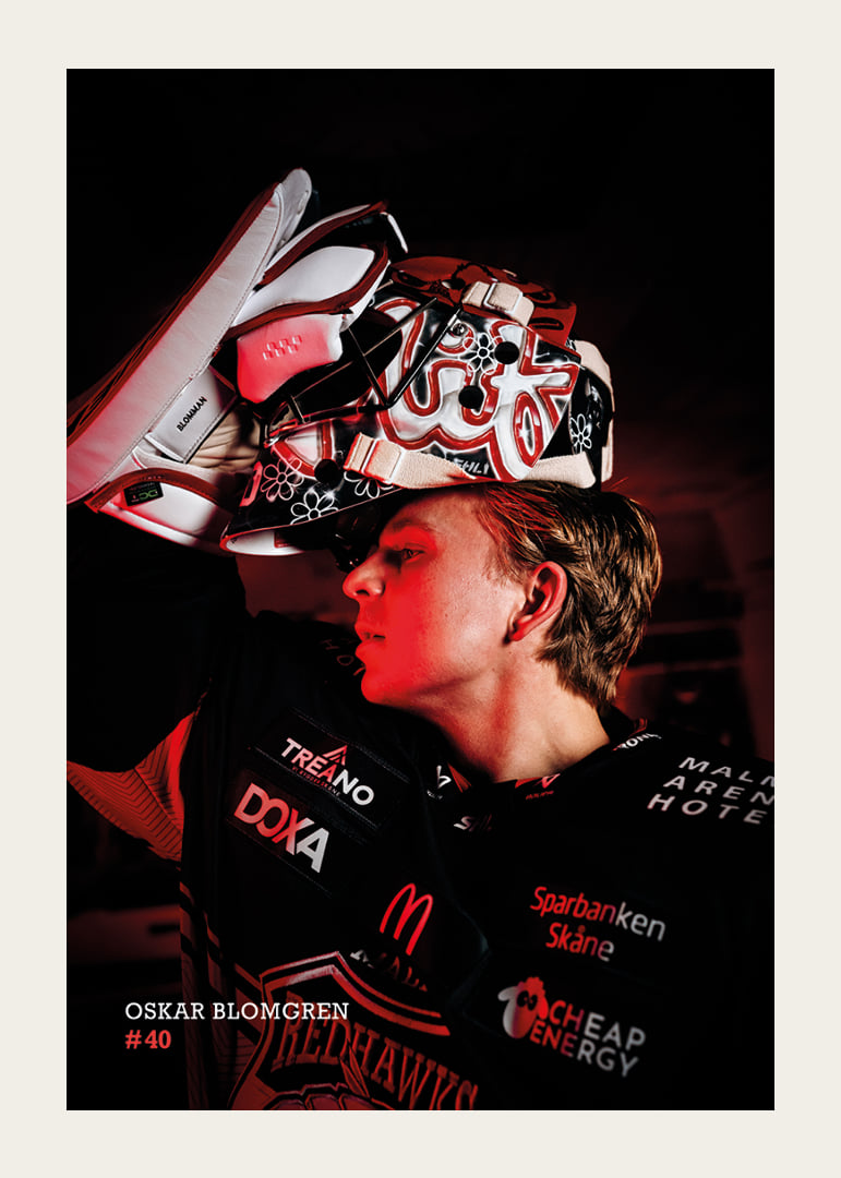 Oskar Blomgren #40 Malmö Redhawks 2026/2027-12
