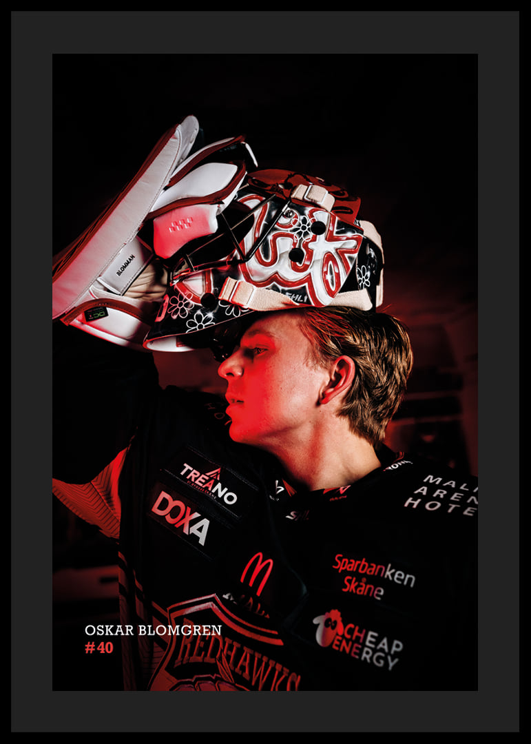 Oskar Blomgren #40 Malmö Redhawks 2026/2027-12